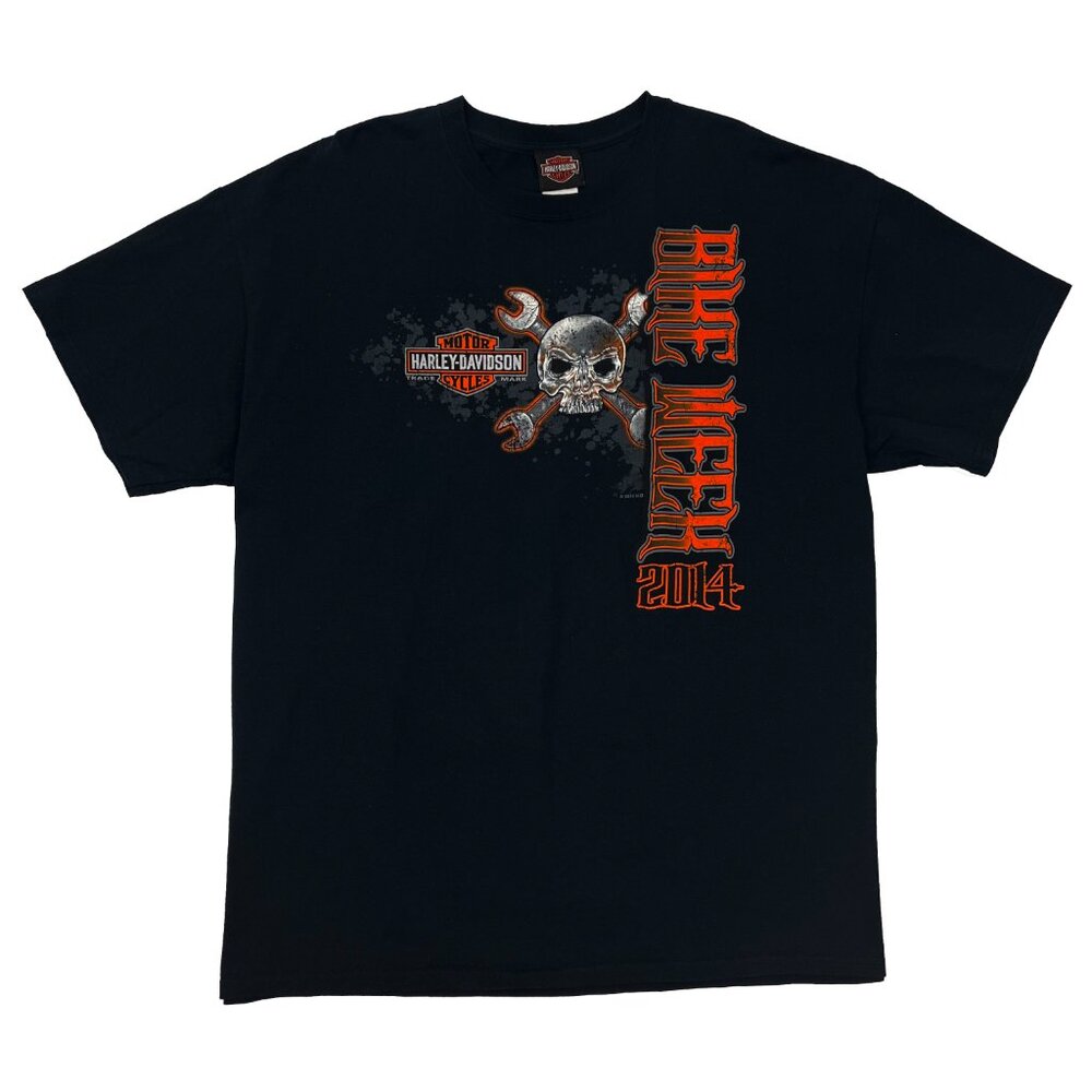 Harley Davidson Vintage Bike Week 2014 Florida Motorcycle T Shirt Men XL X-Large